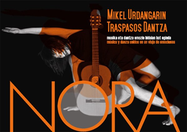 Musika eta dantza uzteartzen dituen "Nora" ikuskizuna ostiralean Leidorren Musika eta dantza uzteartzen dituen "Nora" ikuskizuna ostiralean Leidorren