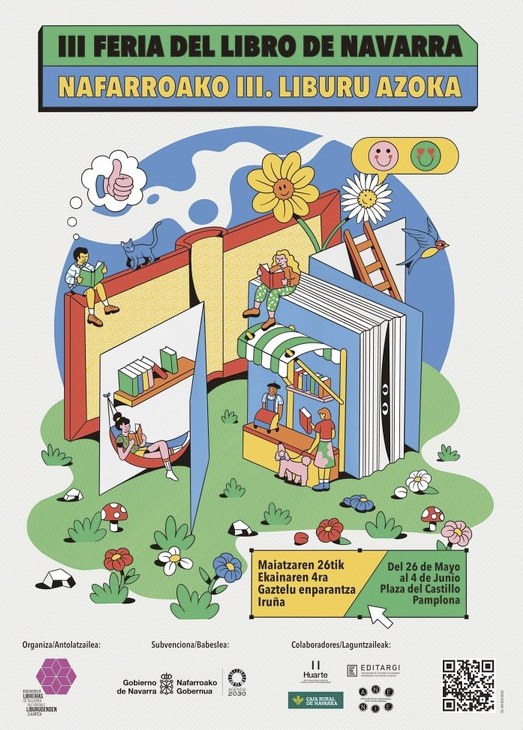 Nafarroako III. Liburu Azoka martxan da Iruñean Nafarroako III. Liburu Azoka martxan da Iruñean