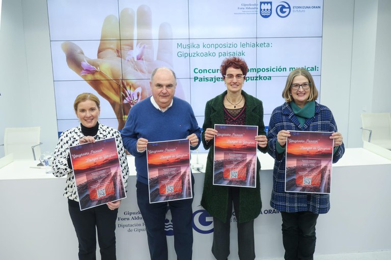 Naturan inspiratutako musika-lanak konposatzeko gazteen lehiaketa jarri du martxan Gipuzkoako Foru Aldundiak