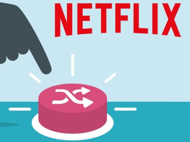 Netflix botoi aleatorio bat prestatzen dabil Netflix botoi aleatorio bat prestatzen dabil