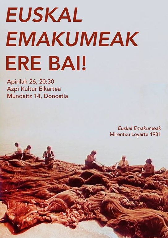 Non daude euskal emakume zinemagileak? Non daude euskal emakume zinemagileak?