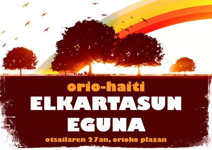 Orioko Gazte Asanbladak Orio-Haiti elkartasun eguna egingo du martxoaren 6an Orioko Gazte Asanbladak Orio-Haiti elkartasun eguna egingo du martxoaren 6an