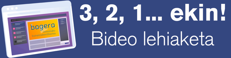 Ostiralean izango da Bagera elkartearen bideo lehiaketako irabazleen sari banaketa