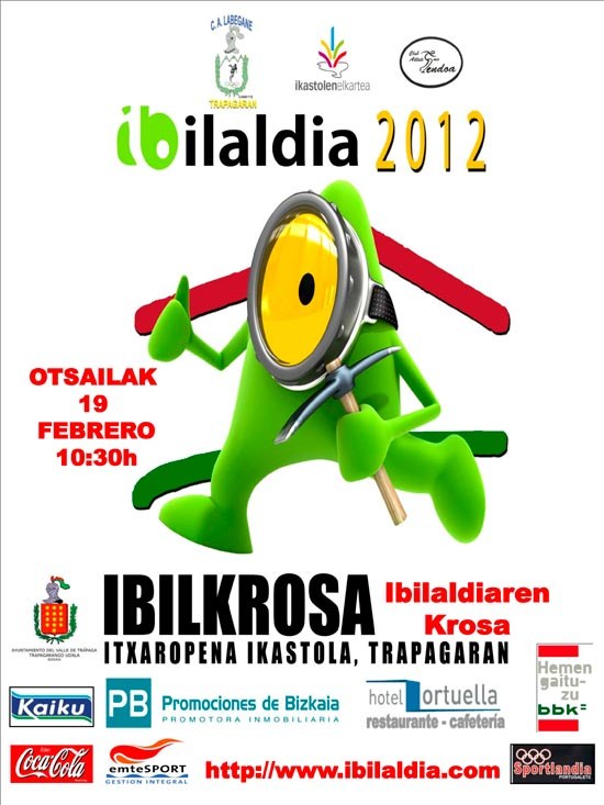 Otsailak 19an Ibilkrosa izango da Trapagaranen Otsailak 19an Ibilkrosa izango da Trapagaranen