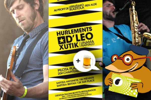 Otsailaren 3an Urruñako Ikastolaren alde kontzertuak Otsailaren 3an Urruñako Ikastolaren alde kontzertuak
