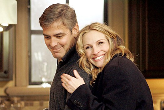 Roberts eta Clooney aurrez aurre Roberts eta Clooney aurrez aurre