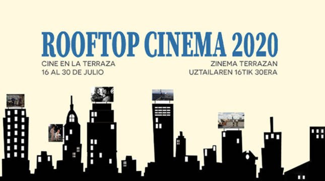RoofTop Zinema zikloa , Iruñeko Baluarteko terrazan RoofTop Zinema zikloa , Iruñeko Baluarteko terrazan