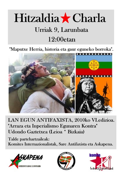 Sare antifaxistak lan eguna antolatuko du datorren larunbatean hilak 9 Leioako Udondo gaztetxean Sare antifaxistak lan eguna antolatuko du datorren larunbatean hilak 9 Leioako Udondo gaztetxean