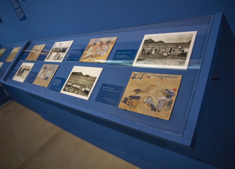 Sorolla margolariak Donostian igarotako udako oporraldietan egindako obrak ikus daitezke San Telmo museoan