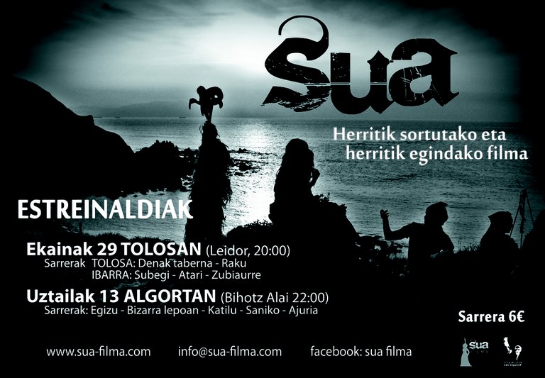'Sua' filma aretoetan ikusgai 'Sua' filma aretoetan ikusgai