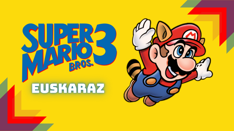 "Super Mario Bros. 3" joko klasikoa orain euskaraz