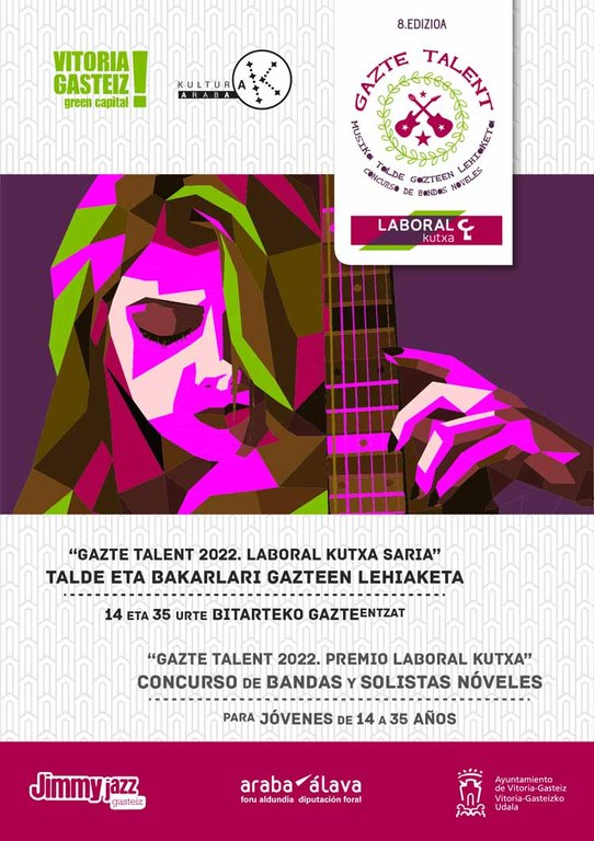 Talde eta bakarlari gazteen 'Gazte Talent' lehiaketarako izen-ematea zabaldu dute