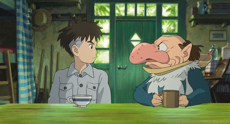 "The Boy and The Heron” pelikulako irudiak, doan, oparitu ditu Ghibli estudioak