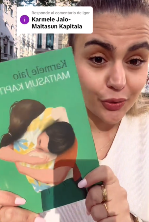 TikTok-en euskarazko liburu gomendioak egin edo jarraitu nahi al dituzu?