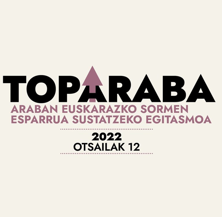 'TopAraba', Arabako euskal kulturaren sormena sustatzeko ekimena 'TopAraba', Arabako euskal kulturaren sormena sustatzeko ekimena