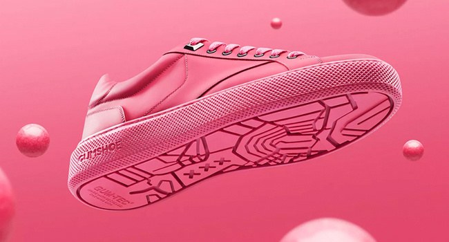 Txikleekin egindako zapatilak Txikleekin egindako zapatilak