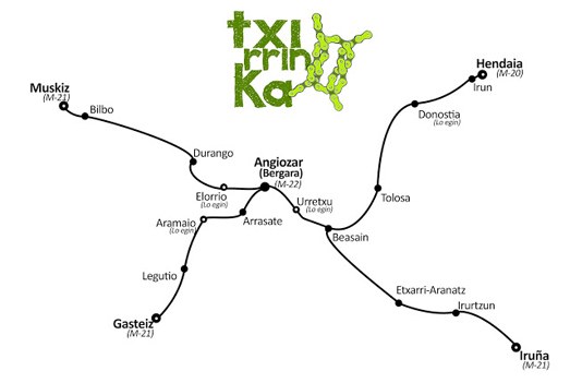 Txirrinka ekimenak proiektu txikitzaileak salatuko ditu gurpil gainean Txirrinka ekimenak proiektu txikitzaileak salatuko ditu gurpil gainean
