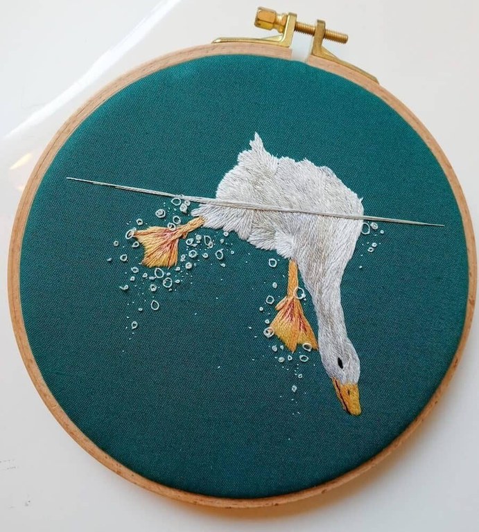 Uretako animaliak bordatuetan