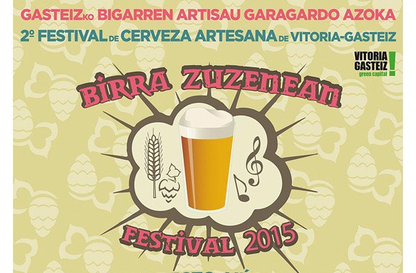 Uztailaren 30etik abuztuaren 1era, Birra Zuzenean jaialdia Gasteizen Uztailaren 30etik abuztuaren 1era, Birra Zuzenean jaialdia Gasteizen