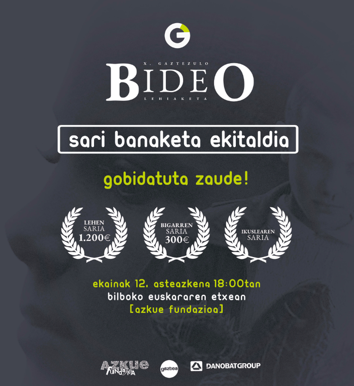 X. Bideo Lehiaketaren Sari Banaketa festa! X. Bideo Lehiaketaren Sari Banaketa festa!