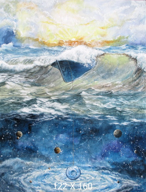 Xabier Obesok 'Arrazoiaren eta emozioaren artean' erakusketa zabaldu du Donostiako Okendo Kultur Etxean