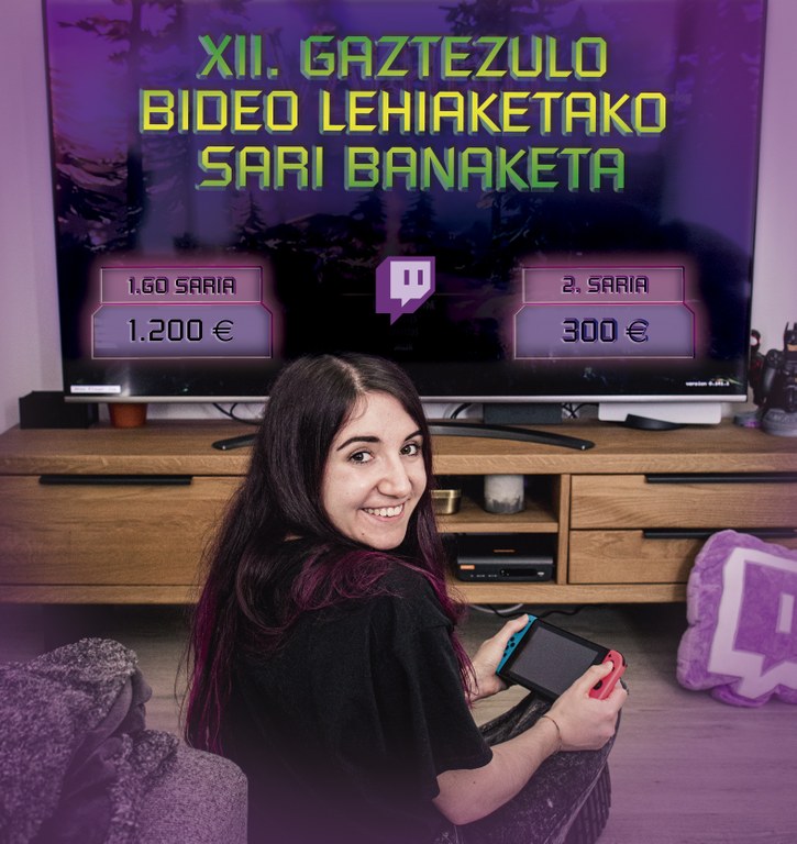 XII. GAZTEZULO Bideo Lehiaketako sari banaketa zuzenean Twitch bidez! XII. GAZTEZULO Bideo Lehiaketako sari banaketa zuzenean Twitch bidez!
