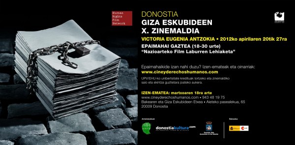 Zabalik da Giza Eskubideen X. Zinemaldiaren gazte epaimahaian izena emateko epea Zabalik da Giza Eskubideen X. Zinemaldiaren gazte epaimahaian izena emateko epea