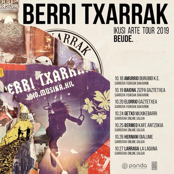 Zazpi aukera gehiago Berri Txarrak ikusteko Zazpi aukera gehiago Berri Txarrak ikusteko