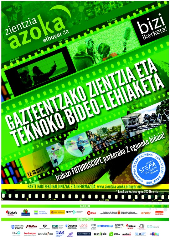 Zientzia eta teknologia bideo lehiaketa martxan! Zientzia eta teknologia bideo lehiaketa martxan!
