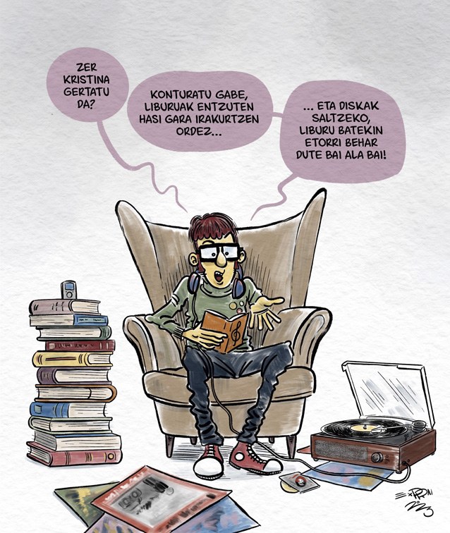 ARKATZ ZORROTZAK: Liburuak entzuten