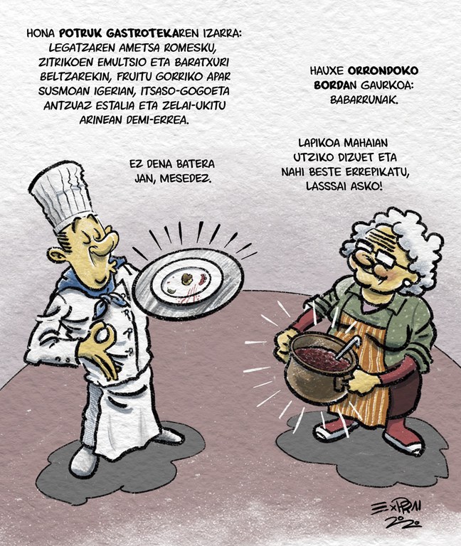 Arkatz zorrotzak: potruk gastrotekaren izarra