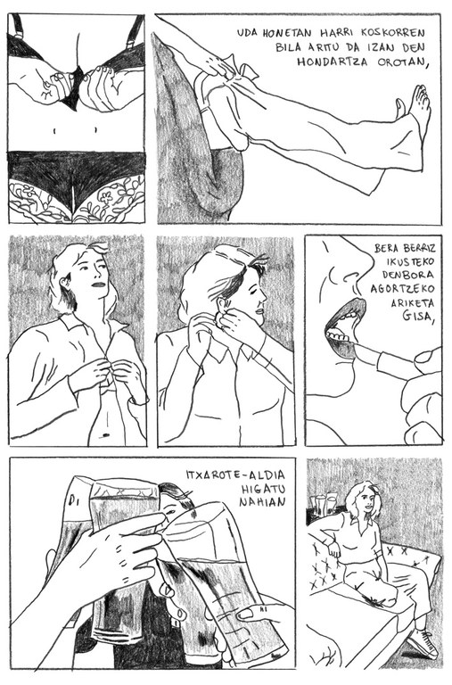 "Nire amaren heriotzak libreago egin ninduen"