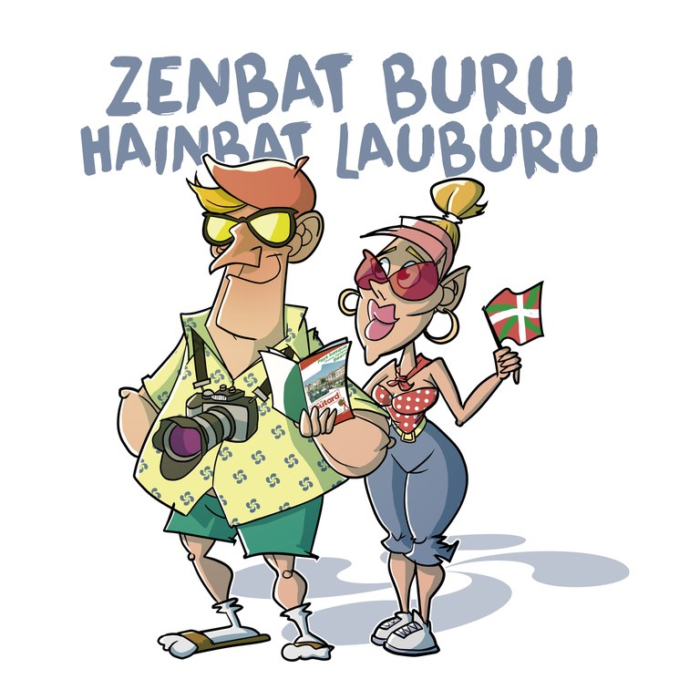 Zenbat buru, hainbat lauburu Zenbat buru, hainbat lauburu
