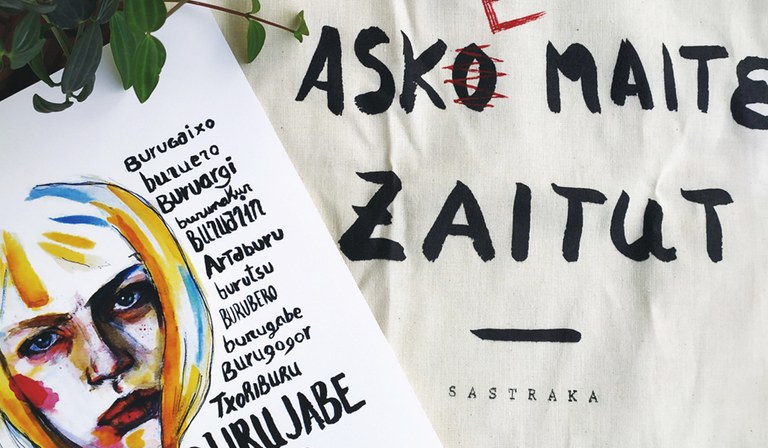 “Aske maite zaitut” tote bag-a eta ilustrazio lamina bat eskuratu ditzakezu! “Aske maite zaitut” tote bag-a eta ilustrazio lamina bat eskuratu ditzakezu!