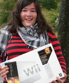 Aitziber Alduntzinek irabazi du Wii jokoa Aitziber Alduntzinek irabazi du Wii jokoa