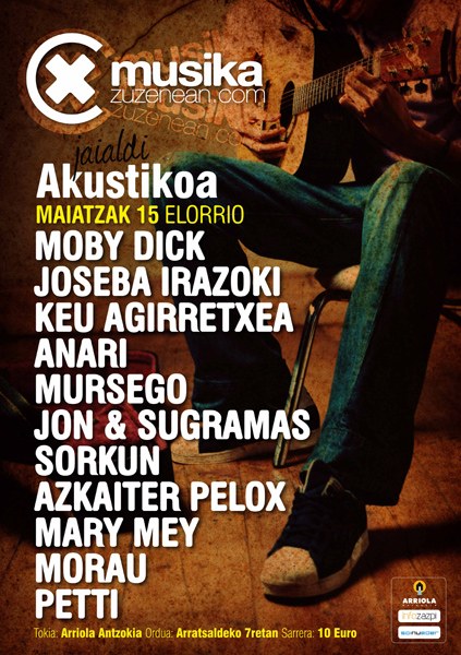 Anari, Sorkun, Mursego, Joseba Irazoki eta beste zazpi artistaren akustikoak zuzenean entzun nahi? Anari, Sorkun, Mursego, Joseba Irazoki eta beste zazpi artistaren akustikoak zuzenean entzun nahi?