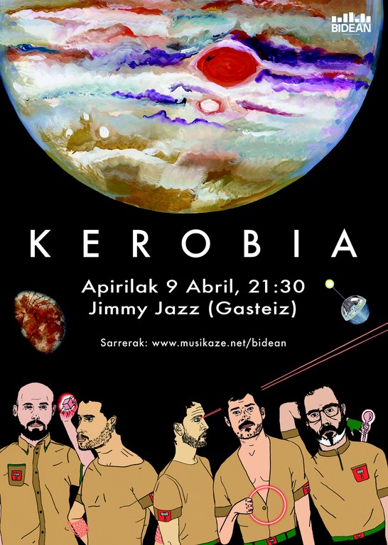 Kerobia taldearen kontzerturako sarrerak ditugu! Kerobia taldearen kontzerturako sarrerak ditugu!