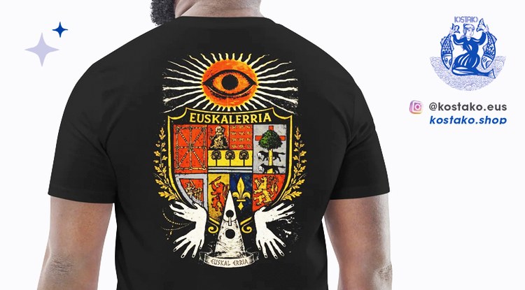 Kostako markaren 'Euskalerria' bildumako kamiseta zuretzat!