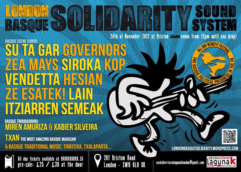London Basque Solidarity Sound System-en izan nahi duzu? London Basque Solidarity Sound System-en izan nahi duzu?