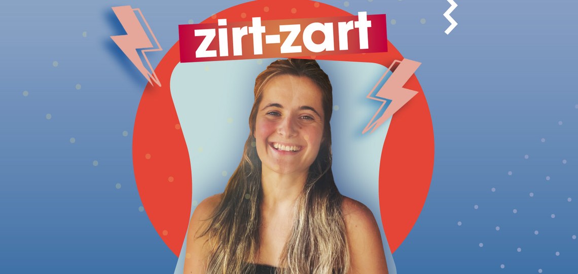 [ZIRT-ZART] KATTALIN ARIZMENDI: "Hegan egitea gustatuko litzaidake, nahi dudan tokira joateko"